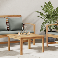 vidaXL Kaffeebord Brun 60 x 60 x 36 cm Massivt teakträ