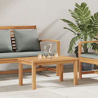 vidaXL Kaffeebord Brun 70 x 40 x 36 cm Massivt teakträ