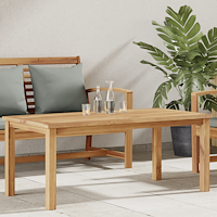 vidaXL Kaffeebord Brun 110 x 55 x 45 cm Massivt teakträ