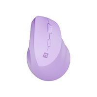 NATEC Natec CRAKE 2 - vertikal mus - Bluetooth 5.2, 2.4 GHz - lila