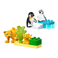 LEGO LEGO DUPLO 10442 - Wild Animal Families: Penguins & Lions - byggsats
