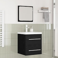 vidaXL Badrumsmöbelset Väggmonterad 2 pcs artisan ek 41 x 38.5 x 48 cm