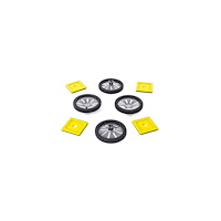 POLYDRON Polydron Magnetiskt hjulset 8/fp