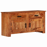 vidaXL Sideboard Naturligt trä 100 x 30 x 50 cm Massivt Trä