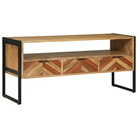 vidaXL TV-skåp 100x35x50 cm Massivt trä Akacia