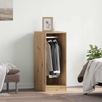 vidaXL Garderob med hylla artisan ek 41 x 48 x 102 cm Konstruerat trä