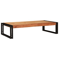 vidaXL Badrumshylla 100 x 50 x 23 cm Massivt Mangoträ och Järn