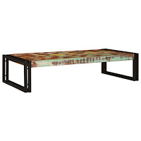 vidaXL Badrumshylla 100 x 50 x 23 cm Massivt Mangoträ och Järn