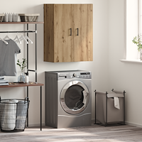 vidaXL Väggskåp artisan ek 69.5 x 34 x 90 cm Konstruerat trä