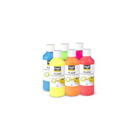 Creall Fluorescerande färg CREALL 6x250ml