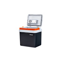 Ravanson Ravanson CS-24S - bärbart kylskåp - graphite/white/orange