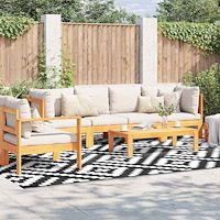 vidaXL Utomhusmatta Vit och svart 300 x 400 cm PP