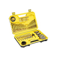 DeWalt DeWALT DT71563 - kit med skruvmejselbits, borrbits och hålsåg - för trä, metall, murverk - 100 delar