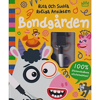 Barthelson Förlag Rita och sudda roliga ansikten. Bondgården (bok, spiral)