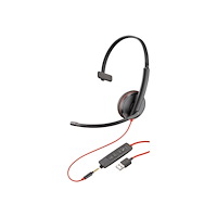 Hewlett-Packard Poly Blackwire 3215 - headset - USB-A, 3,5 mm kontakt