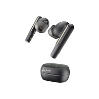 Hewlett-Packard Poly Voyager Free 60+ - True wireless-hörlurar med mikrofon - USB-A via Bluetooth-adapter, 3,5 mm kontakt