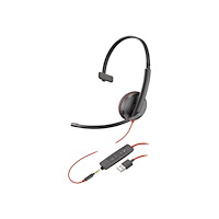 Hewlett-Packard Poly Blackwire 3215 - headset - USB-A, 3,5 mm kontakt