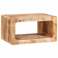 vidaXL Sängbord 45 x 30 x 24 cm massivt mangoträ