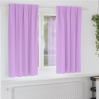 vidaXL Gardiner med gardiner 2 pcs Lila Polyester