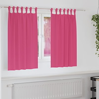 vidaXL Gardiner med gardiner 2 pcs Ljusrosa Polyester