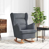 vidaXL Gungstol 71 x 92 x 100 cm 100% polyester, Plywood