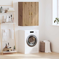 vidaXL Väggskåp artisan ek 69.5 x 34 x 90 cm Konstruerat trä