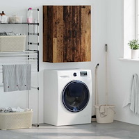 vidaXL Väggskåp Väggmonterad Brun 69.5 x 34 x 90 cm Konstruerat trä