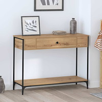 vidaXL Konsolbord Other artisan ek 100 x 34.5 x 75 cm Konstruerat trä