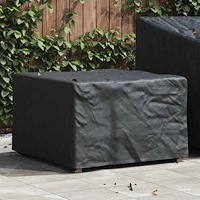 vidaXL Utomhusmöbelöverdrag Svart 82 x 82 x 50 cm 210D tyg