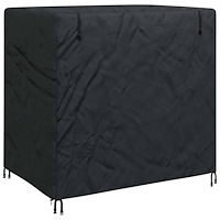 vidaXL Utomhusmöbelöverdrag Svart 175 x 125 x 160 cm 420D tyg