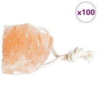 vidaXL Saltlick Stenar 100 pcs Rosa Bergssalt