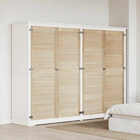 vidaXL Skåpdörrar Other 4 pcs Brun 170 x 59.5 x 2.1 cm Massiv furu