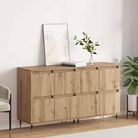vidaXL Skåp 2 pcs artisan ek 120 x 35 x 70 cm Konstruerat trä