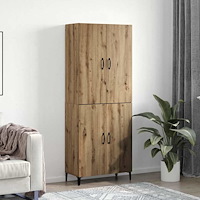 vidaXL Skåp 2 pcs artisan ek 69.5 x 34 x 180 cm Konstruerat trä