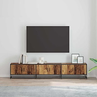vidaXL TV-skåp Gammalt trä 210 x 35 x 41 cm Konstruerat trä