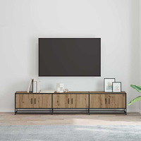 vidaXL TV-skåp artisan ek 210 x 35 x 41 cm Konstruerat trä