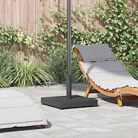 vidaXL Uteparaplyfot Justerbar Mörkgrå 45 x 45 x 31.5 cm Stål, Betong