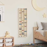vidaXL Displayfack med lagring Brun 30 x 4.5 x 96 cm Konstruerat trä