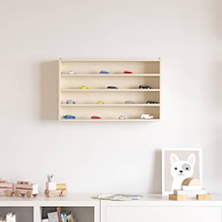 vidaXL Trähylla för samlarföremål Brun 60 x 8,5 x 37 cm Plywood