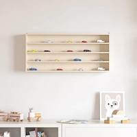 vidaXL Trähylla för samlarföremål Brun 80 x 8.5 x 36 cm Plywood