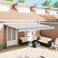 vidaXL Markis Antracit 5 x 3 m Metall