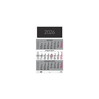 Burde Väggkalender Triplaner Elegant 2026