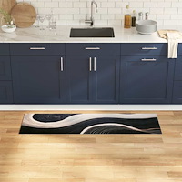 vidaXL Köksmatta Other Våg 45 x 150 cm Sammet