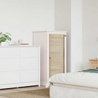vidaXL Skåpdörr Other med dörr Brun 110 x 49.5 x 2.1 cm Massiv furu