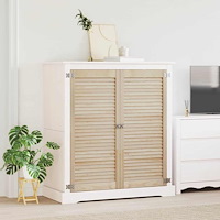 vidaXL Skåpdörrar Övrigt 2 pcs Brun 110 x 49.5 x 2.1 cm Massiv furu