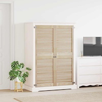 vidaXL Skåpdörrar Övrigt 2 pcs Brun 140.5 x 49.5 x 2.1 cm Massiv furu