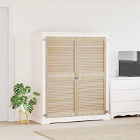 vidaXL Skåpdörrar Övrigt 2 pcs Brun 140.5 x 59.5 x 2.1 cm Massiv furu