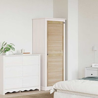 vidaXL Skåpdörr Övrigt med dörr Brun 170 x 59.5 x 2.1 cm Massiv furu