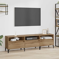 vidaXL TV-skåp artisan ek 150 x 30 x 44.5 cm Konstruerat trä