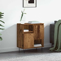 vidaXL Sideboard Gammalt trä 60 x 35 x 70 cm Konstruerat trä